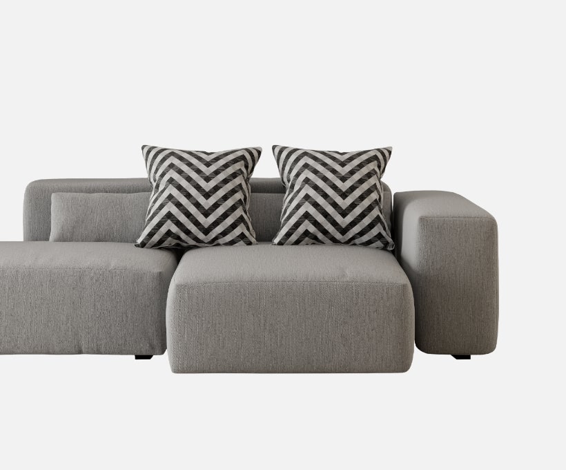Modulo Luxe Modular Sofa – Urban Grey